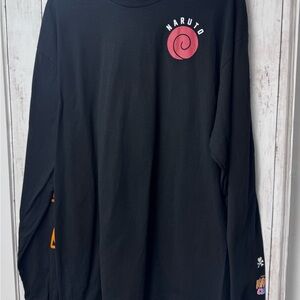 tokidoki Naruto Shippuden Uzumaki Black Long Sleeve Shirt size XL